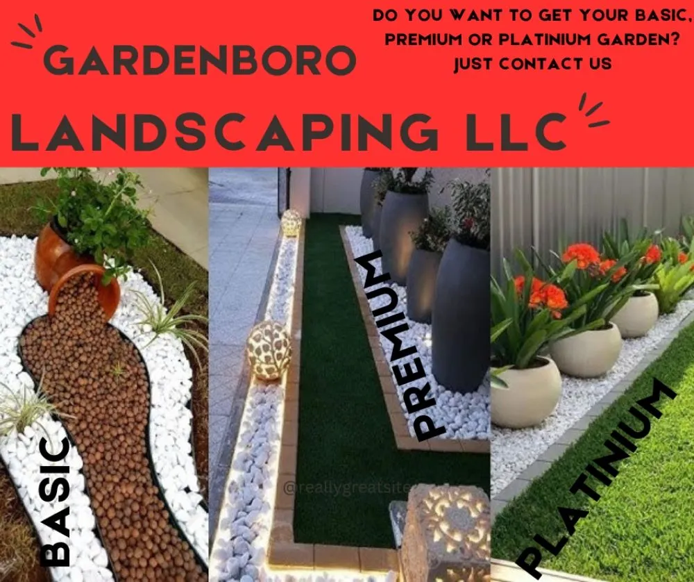 Professional yard maintenance with custom design in Asheboro, NC by Gardenboro Landscaping