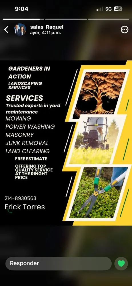 Expert landscape design for year-round maintenance in Irving, TX by Gardeners In Action Landscaping Services