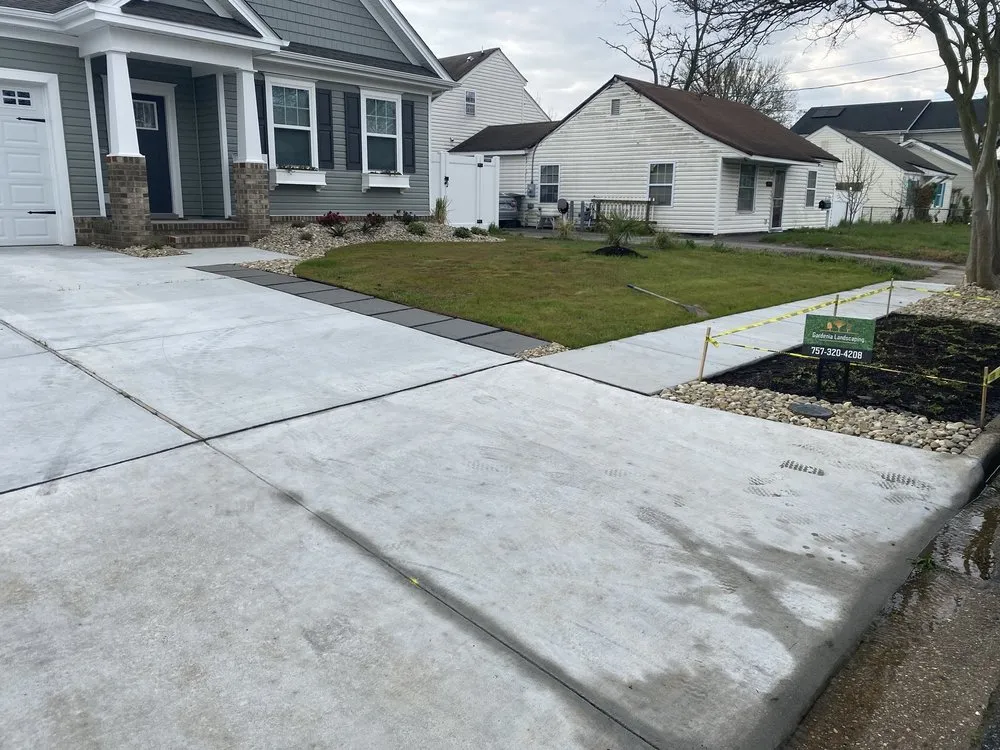 Reliable landscape installation with custom design across Norfolk, VA - Gardenia landscaping