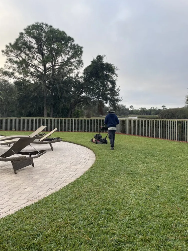 Local landscape installation with custom design in Vero Beach, FL by Gardenia Lawn Service