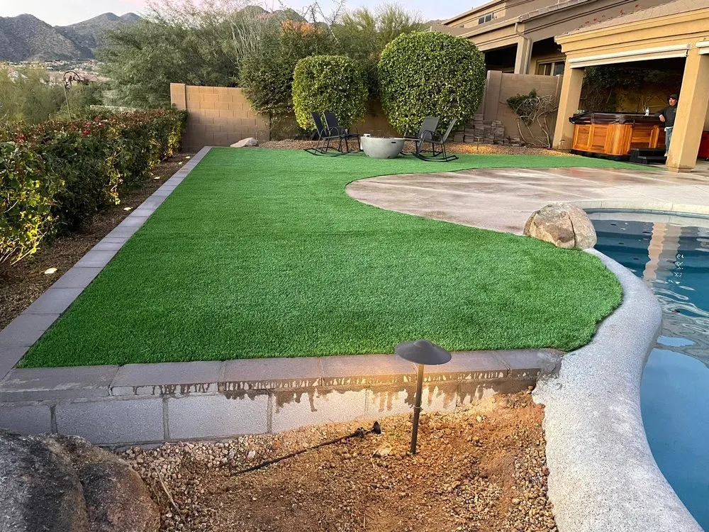 Expert landscape installation in Fountain Hills, AZ by Gardenias Landscaping