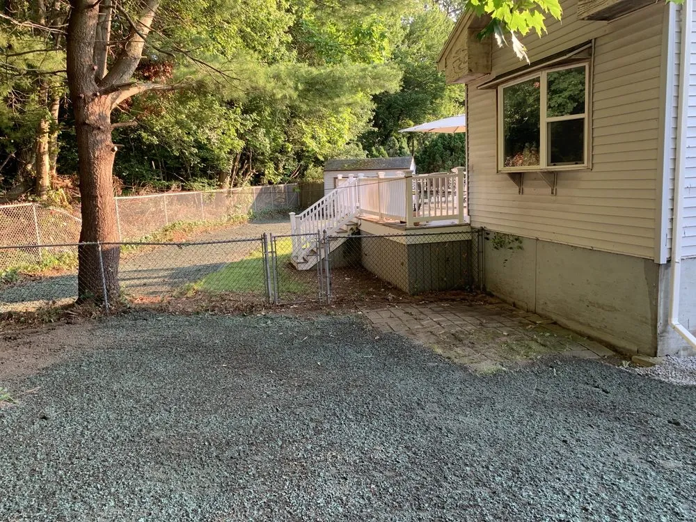 Custom residential landscaping for residential properties in Easton, MA by Gardenin' Angels