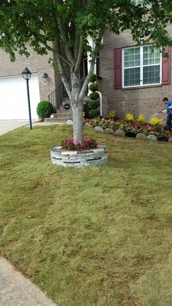 Top-rated lawn care service with custom design in Peachtree Corners, GA by Gardening in Victory