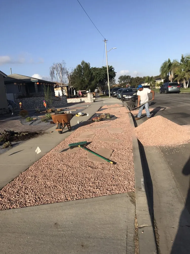 Local garden landscaping for residential properties in Los Angeles, CA by Gardening Services Ramos