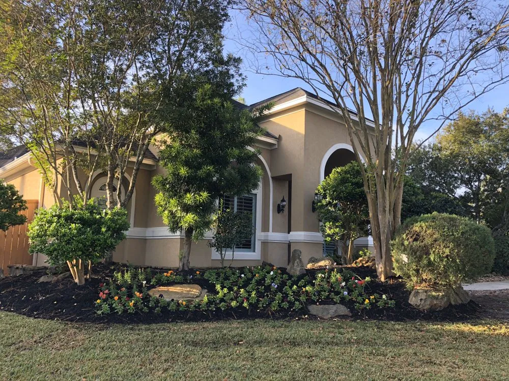 Custom yard maintenance near you in Magnolia, TX by Gardenmania Landscaping