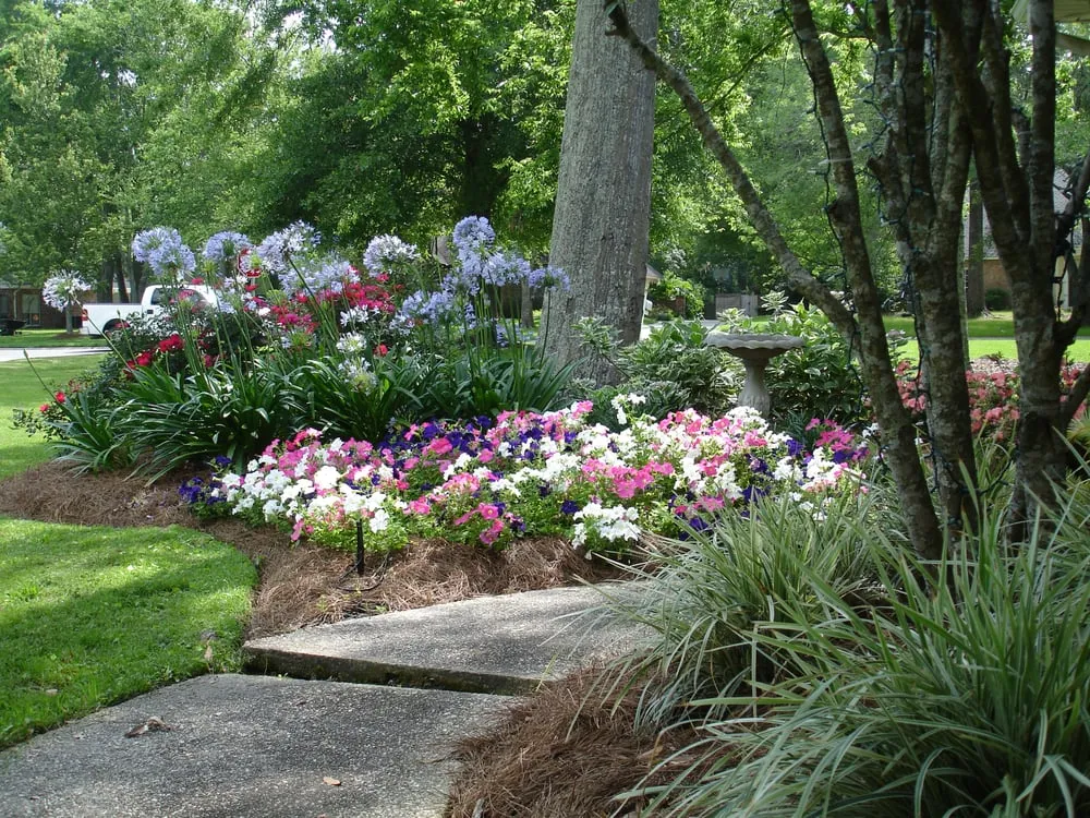 Local lawn mowing service for year-round maintenance in Baton Rouge, LA by Gardens & Grounds