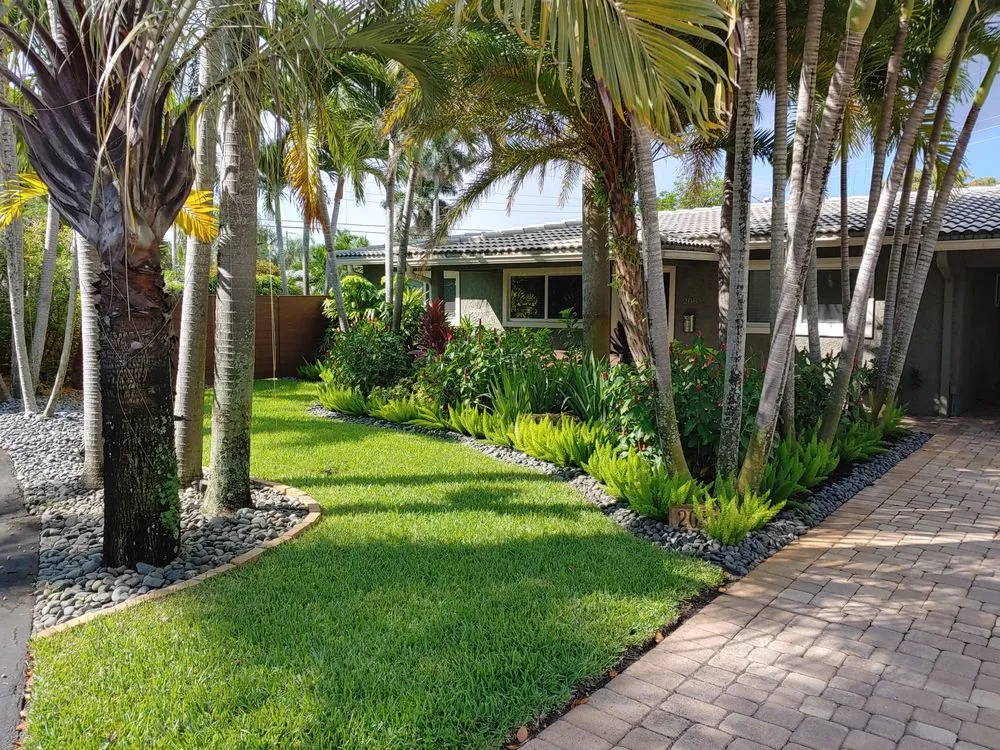 Custom yard maintenance for beautiful yards across Lighthouse Point, FL - Gardens By Dan