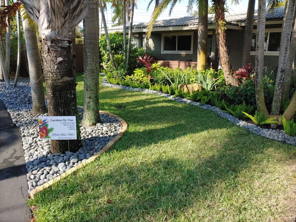 Reliable lawn mowing service in Lighthouse Point, FL by Gardens By Dan
