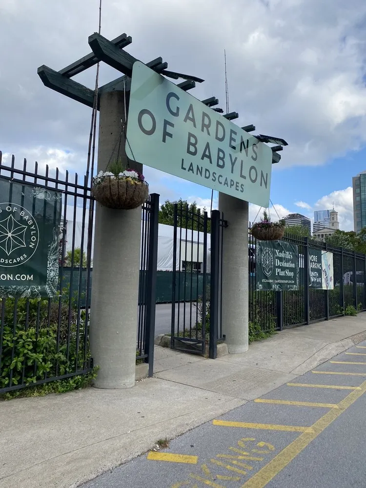 Custom lawn mowing service with custom design in Nashville, TN by Gardens of Babylon Landscapes