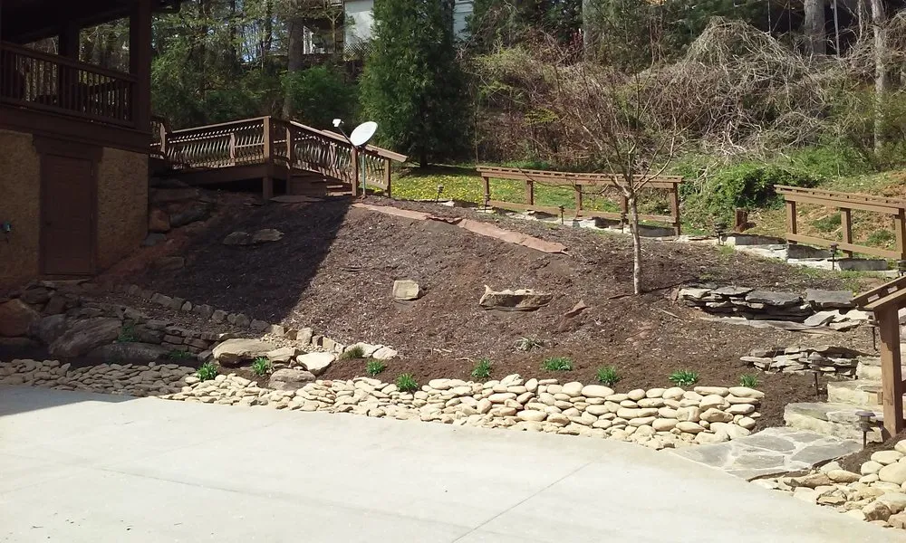 Professional outdoor landscaping in Asheville, NC - Gardens of Eatin Landscaping