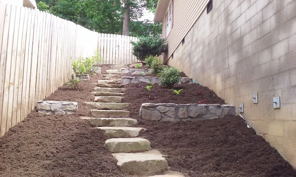 Expert yard maintenance in Asheville, NC by Gardens of Eatin Landscaping