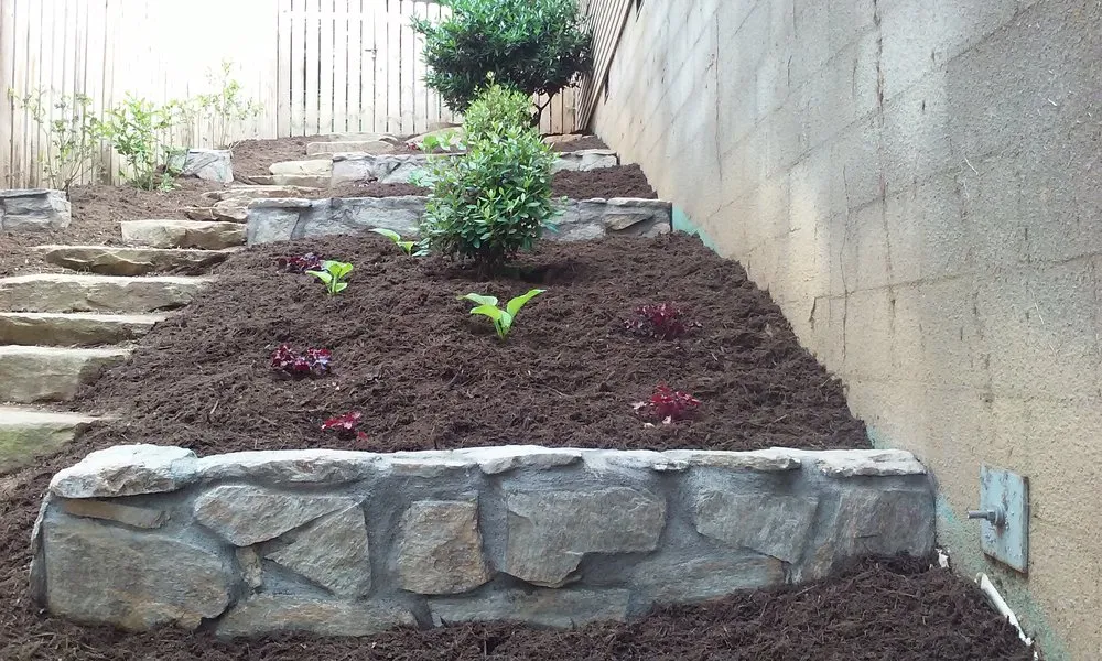Professional landscape design in Asheville, NC by Gardens of Eatin Landscaping