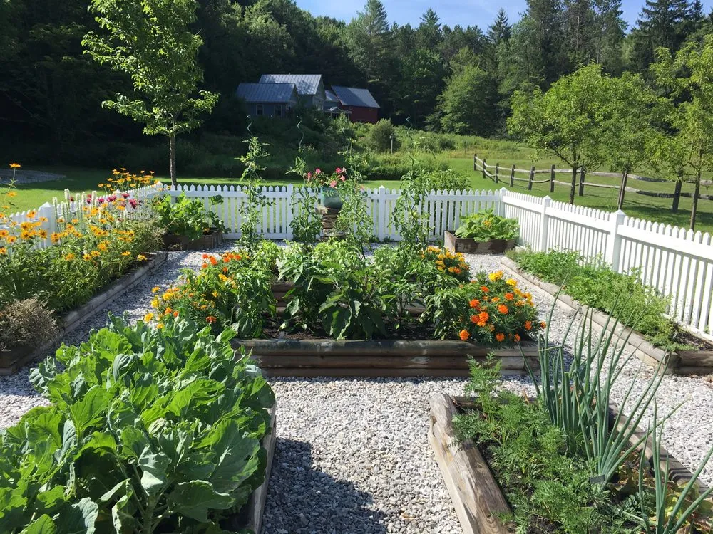 Custom yard cleanup service with custom design in Stowe, VT by Gardens of Eden