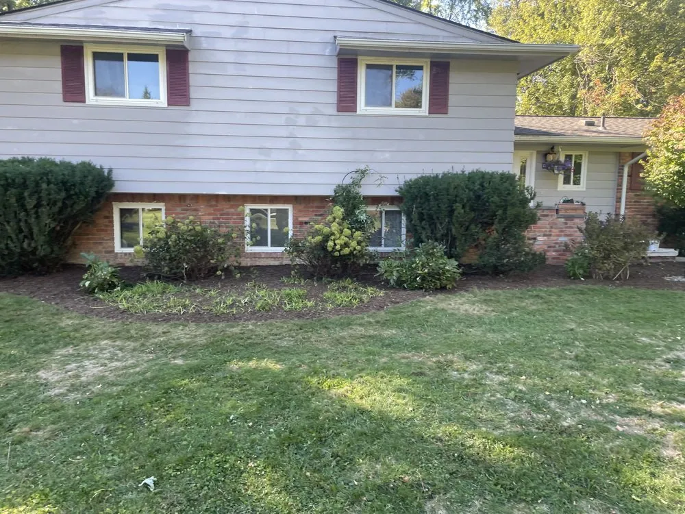 Custom landscape installation in Pontiac, MI by Gardens of England