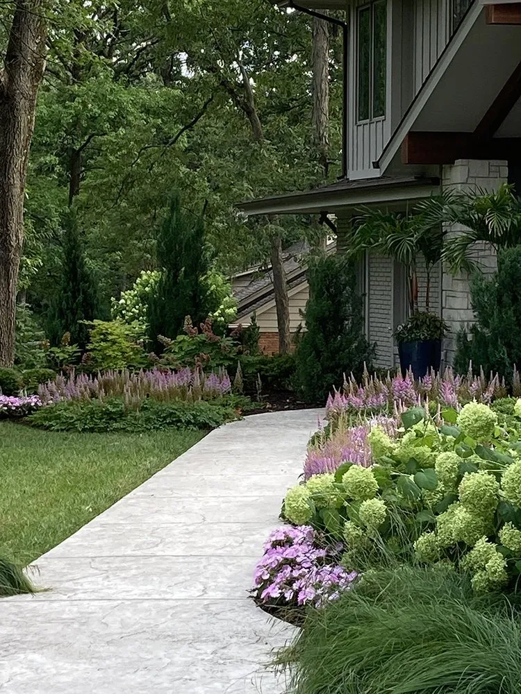 Local landscape installation with custom design across Columbia, IL - Gardens of Grace