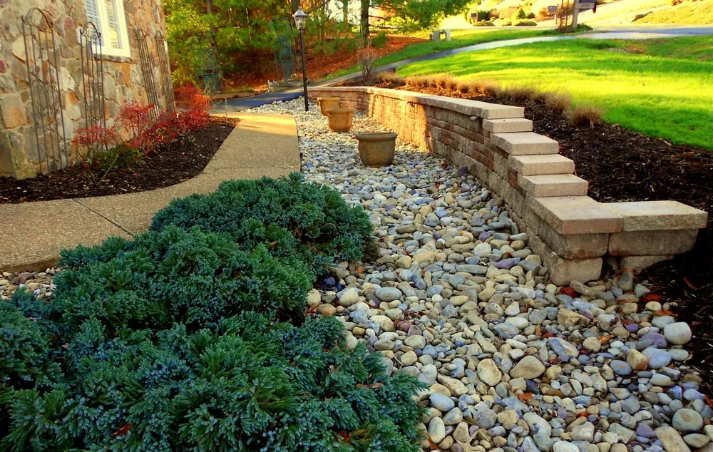 Custom garden landscaping for homes in Charlottesville, VA by Gardenworks Landscape Services