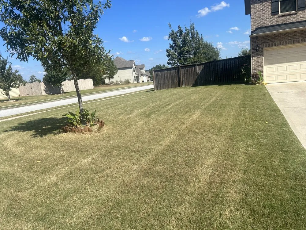 Local landscape installation in College Park, GA by Gardner’s Dedicated Lawn Service