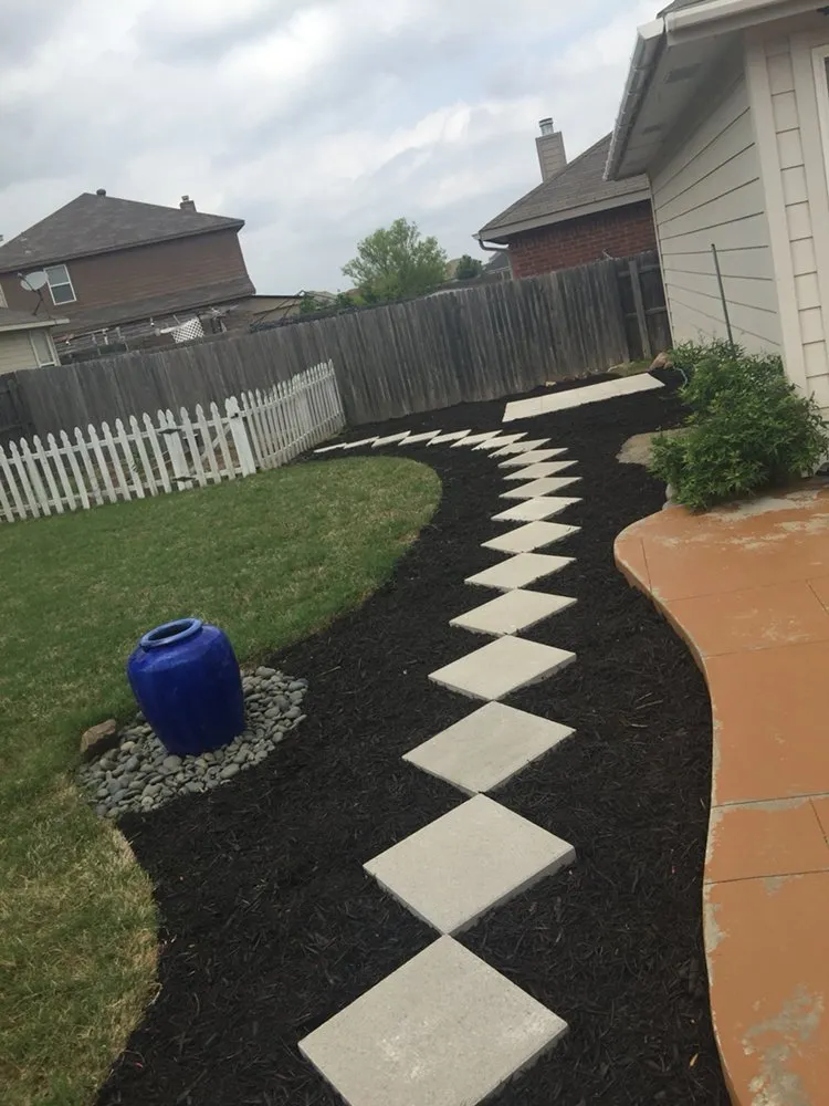Affordable garden landscaping in Fort Worth, TX by Gardner's Touch Lawn Care