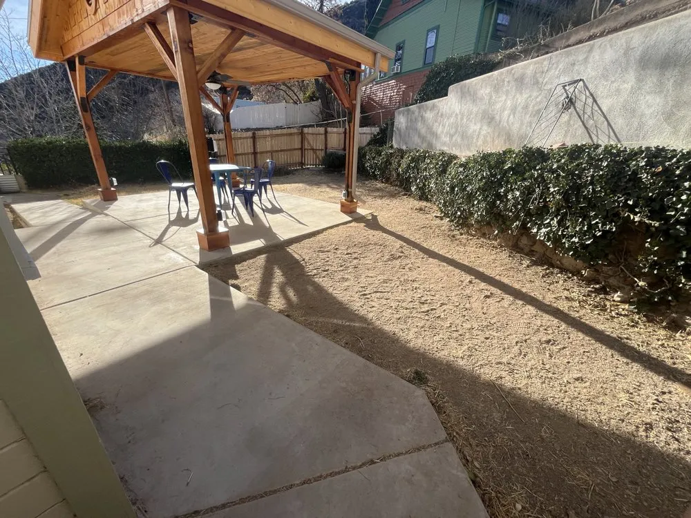 Professional landscape installation in Sierra Vista, AZ by Garfield's Hunney-Dew