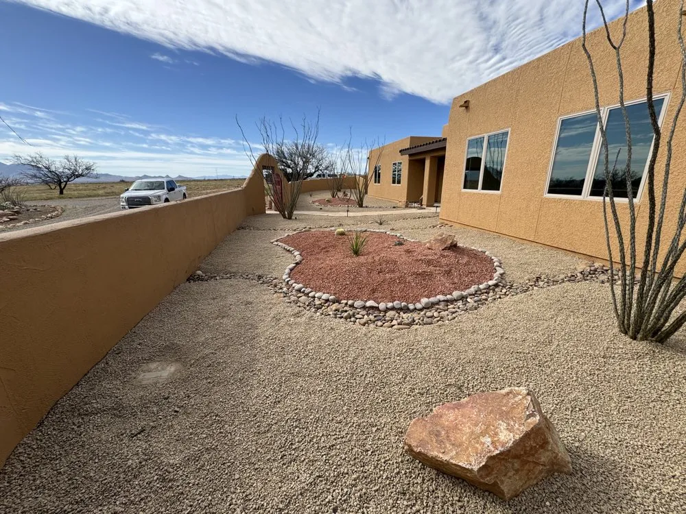 Reliable residential landscaping for residential properties in Sierra Vista, AZ by Garfield's Hunney-Dew