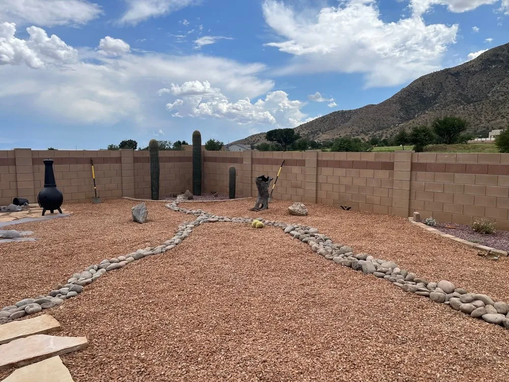 Professional landscaping services in Sierra Vista, AZ by Garfield's Hunney-Dew