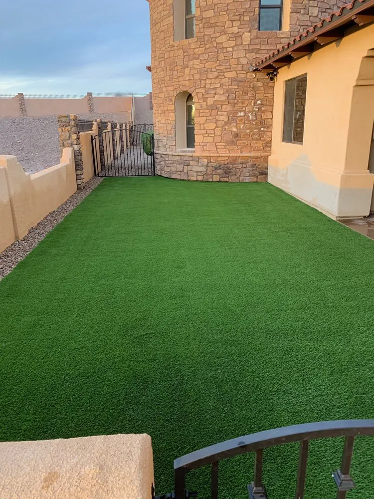 Trusted lawn care service for outdoor upgrades in Lake Havasu City, AZ by Garitee Landscapes & Bobcat Service
