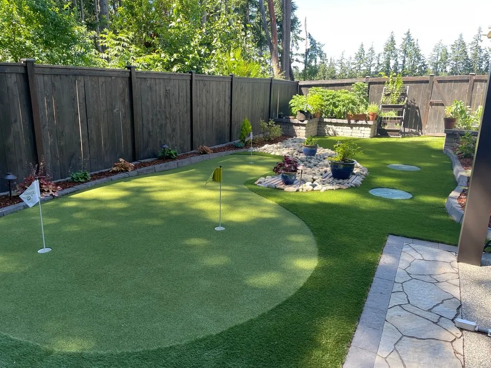 Professional landscape design for residential properties in Gig Harbor, WA by Garland landscape LLC