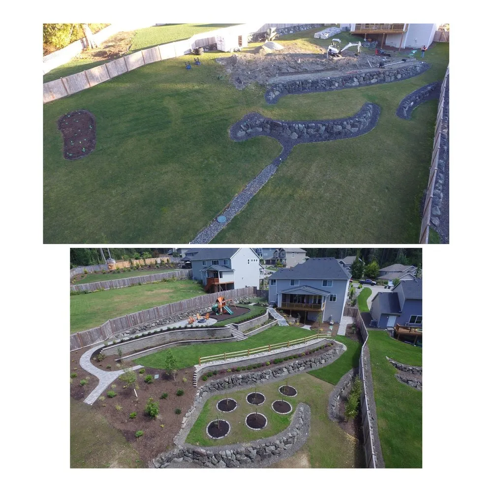 Professional yard cleanup service for outdoor upgrades in Gig Harbor, WA by Garland landscape LLC