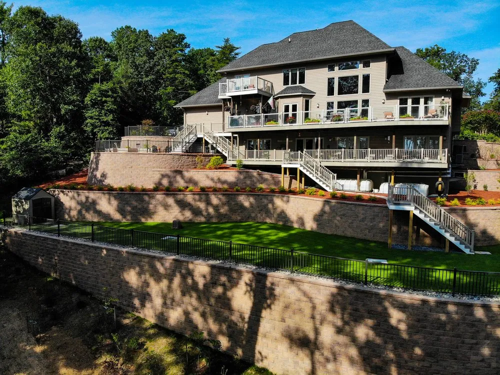 Trusted lawn mowing service with custom design across Dunkirk, MD - Garner Exteriors