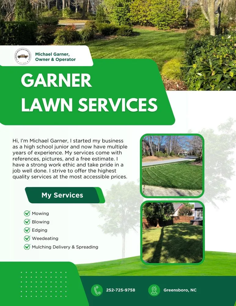Affordable landscape design experts serving Greensboro, NC - Garner Mulch & Lawn Services