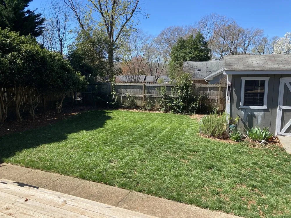 Local landscape installation in Greensboro, NC by Garner Mulch & Lawn Services