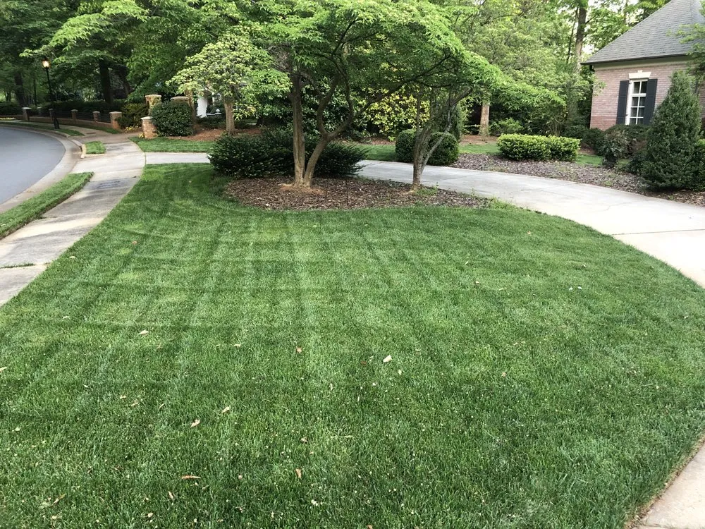 Reliable yard maintenance for residential properties in Greensboro, NC by Garner Mulch & Lawn Services