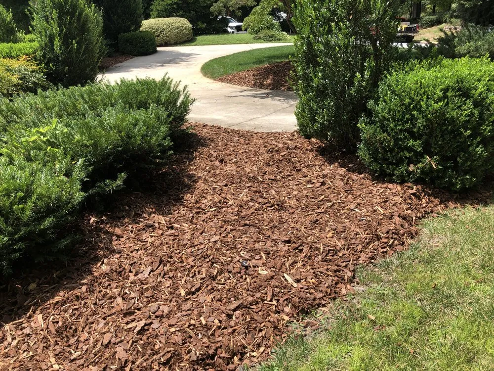 Local landscape installation for year-round maintenance across Greensboro, NC - Garner Mulch & Lawn Services