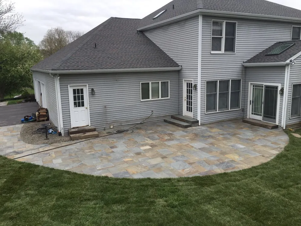 Affordable lawn mowing service with custom design in Garnet Valley, PA by Garnet Valley Farms