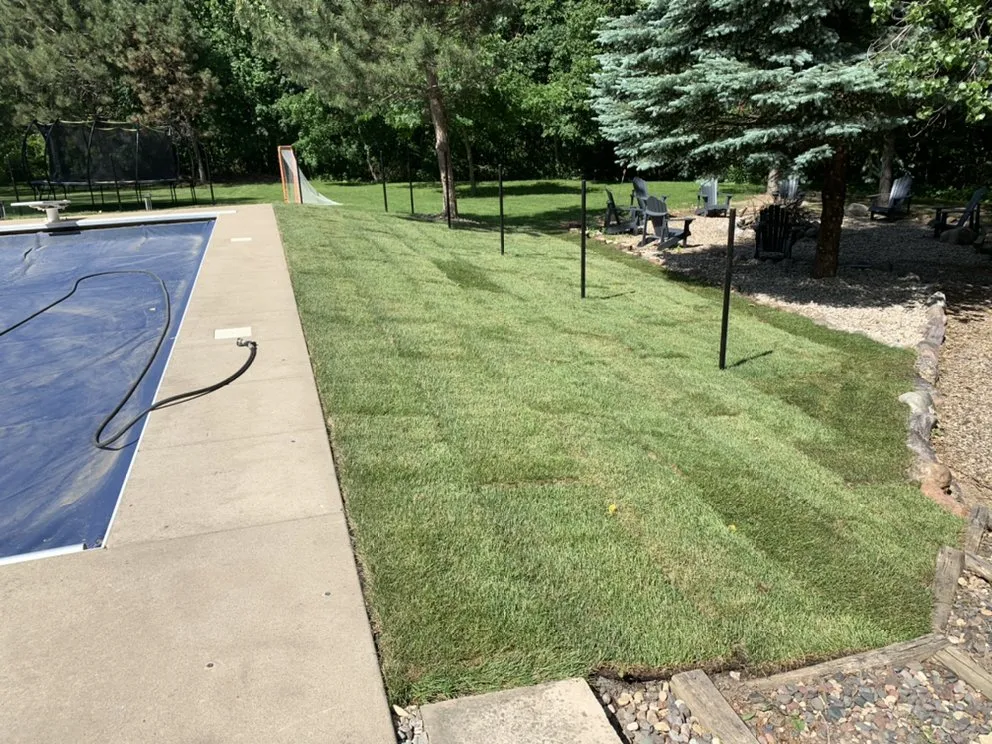 Local lawn mowing service with custom design in Chaska, MN by Garrett Lindquist Landscaping
