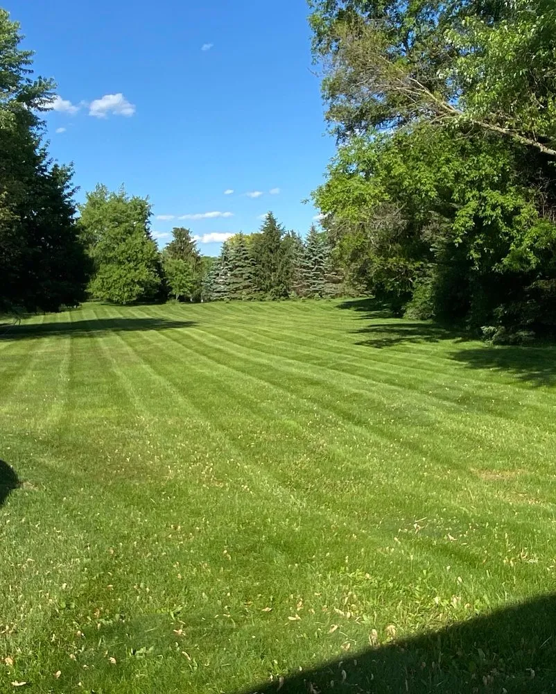 Professional garden landscaping for homes in Mukwonago, WI by Garrett’s Grass Services
