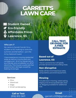 Garrett's Lawn Care Logo