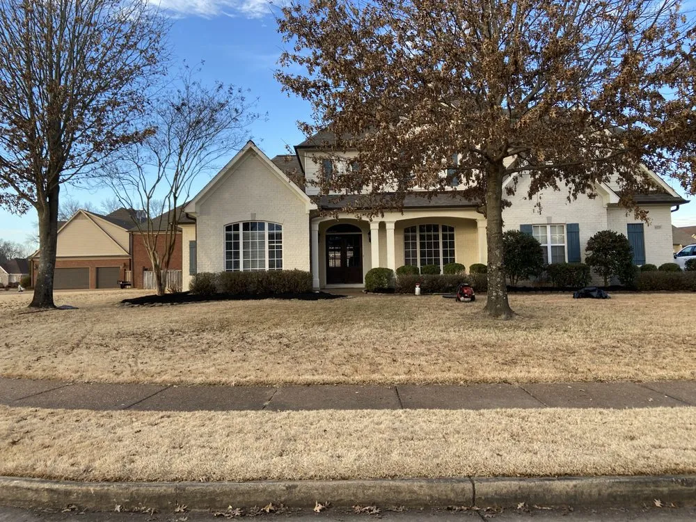 Affordable landscape design for year-round maintenance in Olive Branch, MS by Garrett's Lawn Maintenance