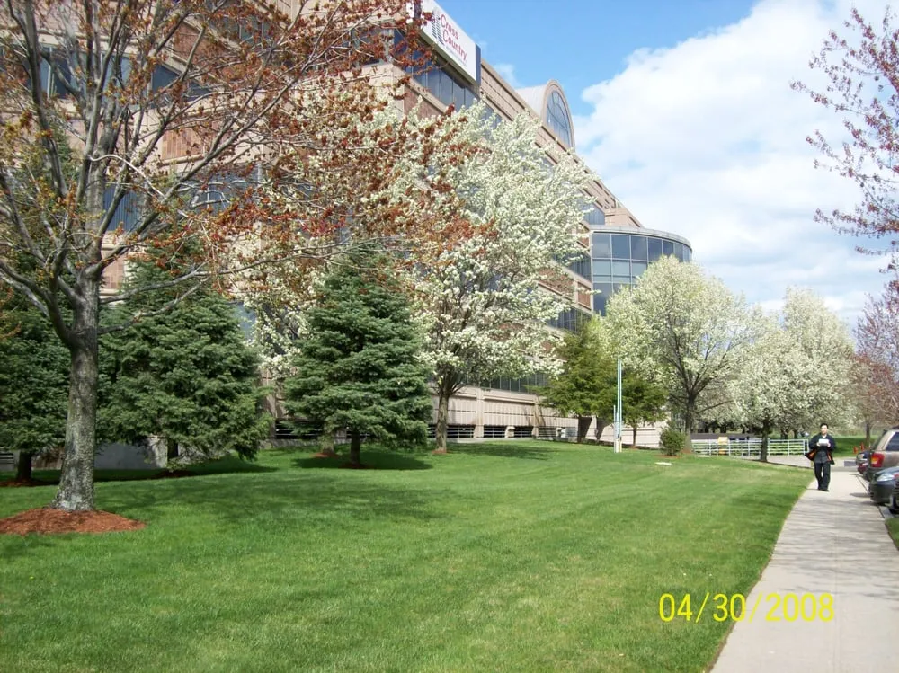 Expert lawn mowing service for outdoor upgrades in Malden, MA by Garrick-Santo Landscape Co.