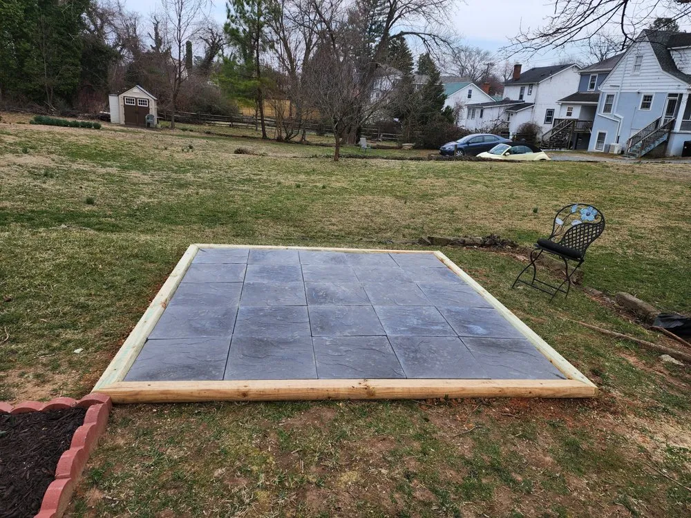 Custom landscape installation for year-round maintenance in Crozet, VA by Garrisons Landscaping