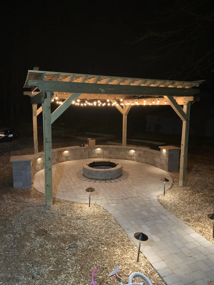 Professional landscape installation in Reidsville, NC by Garrisons Landscaping