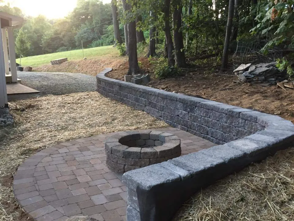 Custom landscape design for homes in Reidsville, NC by Garrisons Landscaping