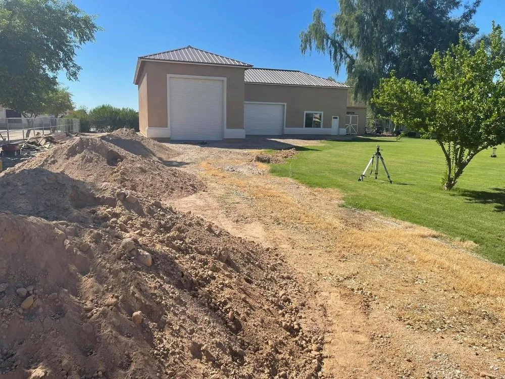 Affordable landscape installation in Waddell, AZ by Garver Dirt Works