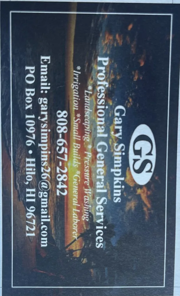 Reliable yard cleanup service in Hilo, HI by Gary Simpkins Professional General Services