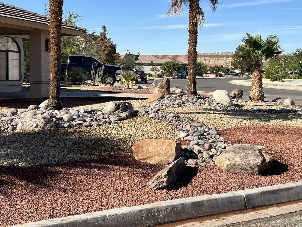 Custom yard cleanup service for beautiful yards in Victorville, CA by Gary Swank Landscaping