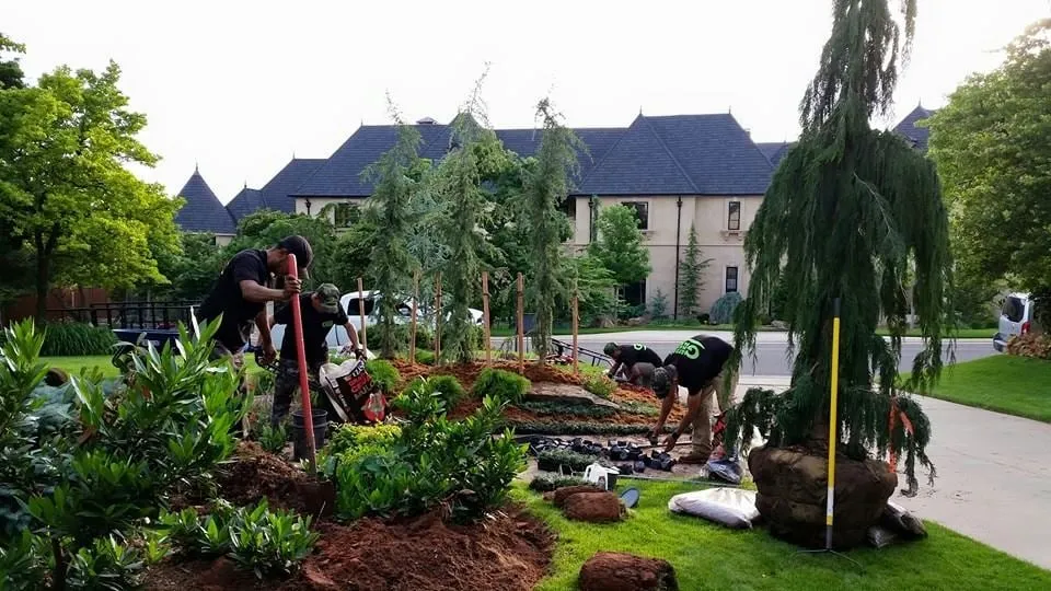 Expert yard cleanup service in Moore, OK by Garza's Green Grass