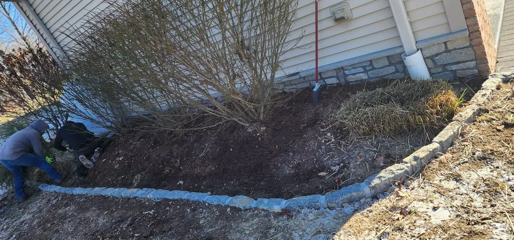 Local yard cleanup service with custom design in Middletown, NY by Garzon landscaping