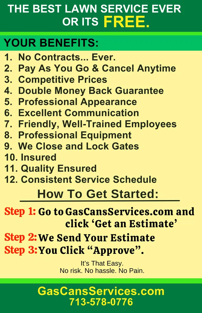 Affordable yard cleanup service for residential properties across Willis, TX - Gas Cans Lawn Services