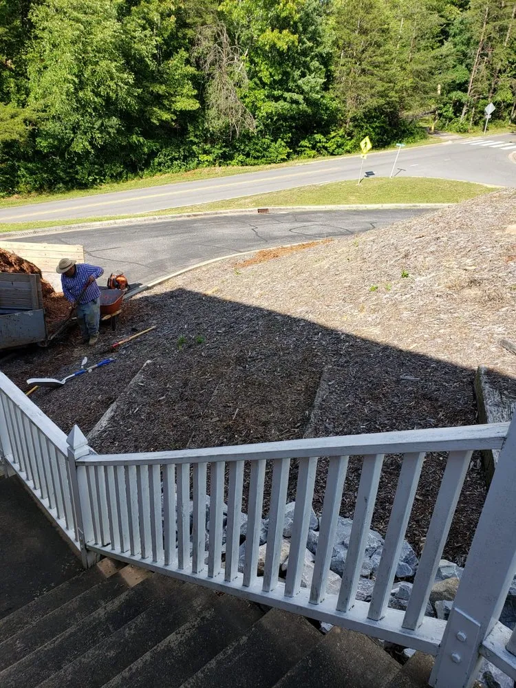 Local garden landscaping in Biltmore Forest, NC by Gaspar Correa Landscaping