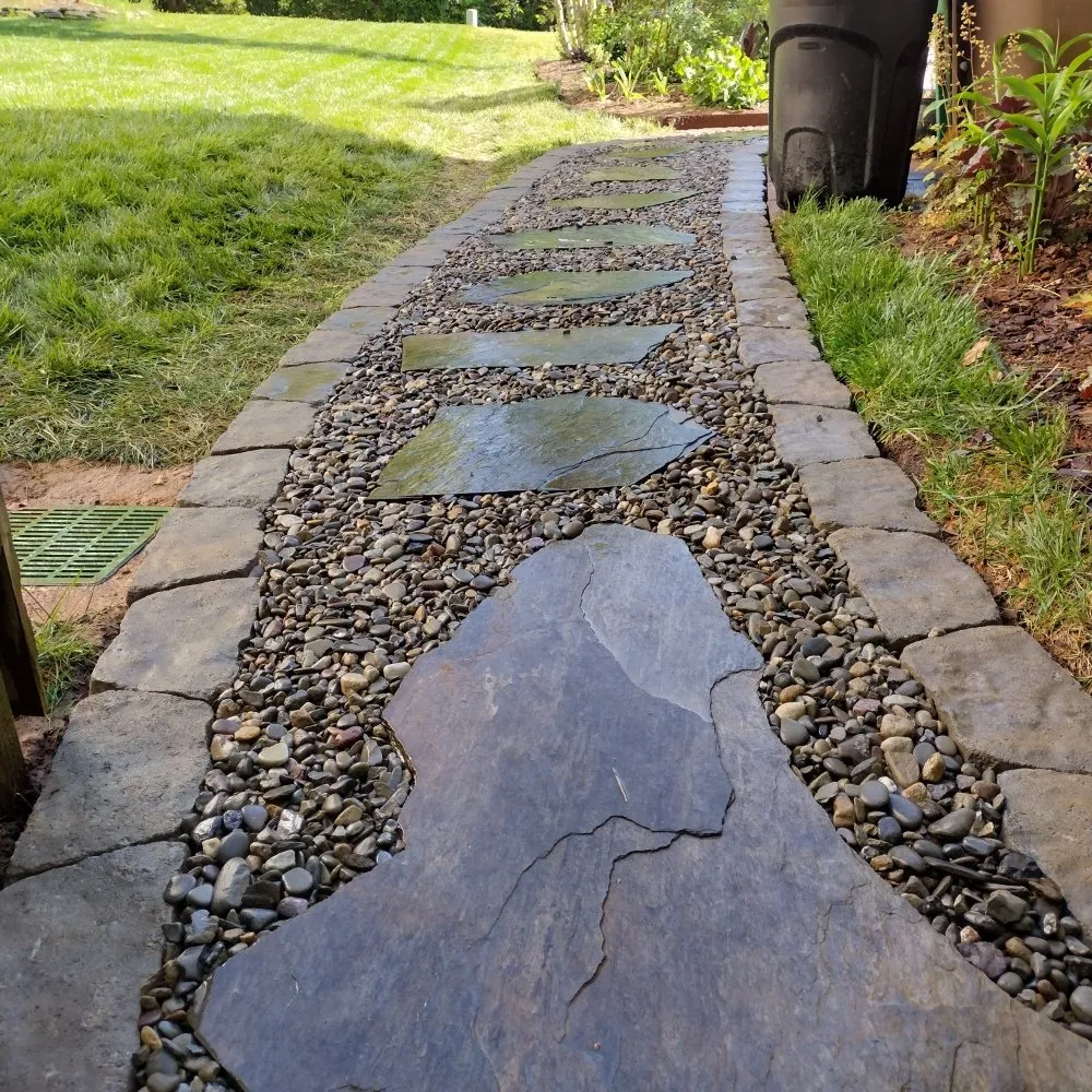 Reliable lawn mowing service with custom design in Raleigh, NC by Gaspar Landscaping